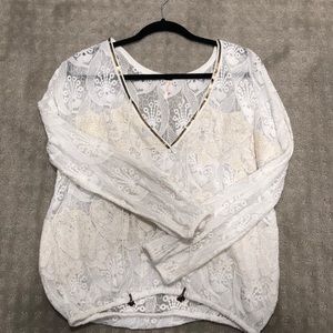 Free people lace top